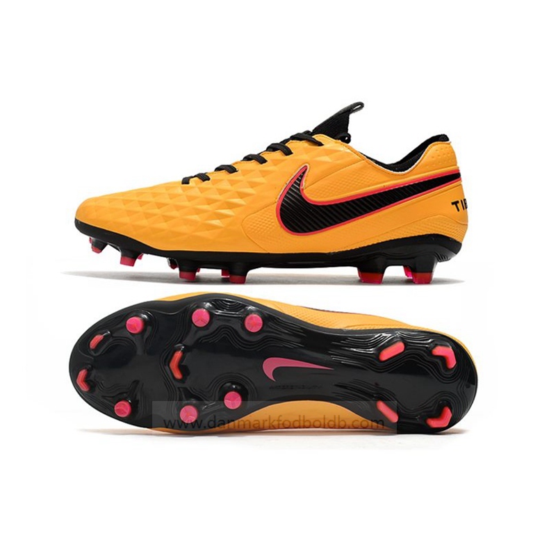 Nike Tiempo Legend VIII Elite FG Fodboldstøvler Herre – Orange Sort